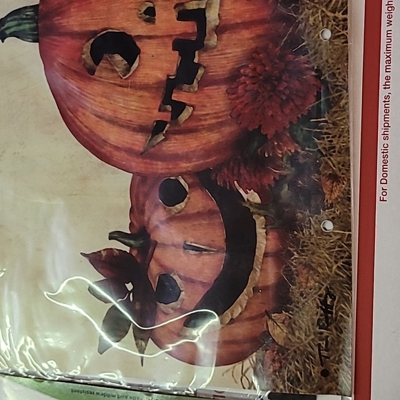 Happy Jack-o-lantern Mailbox Cover - Picture 2 of 7